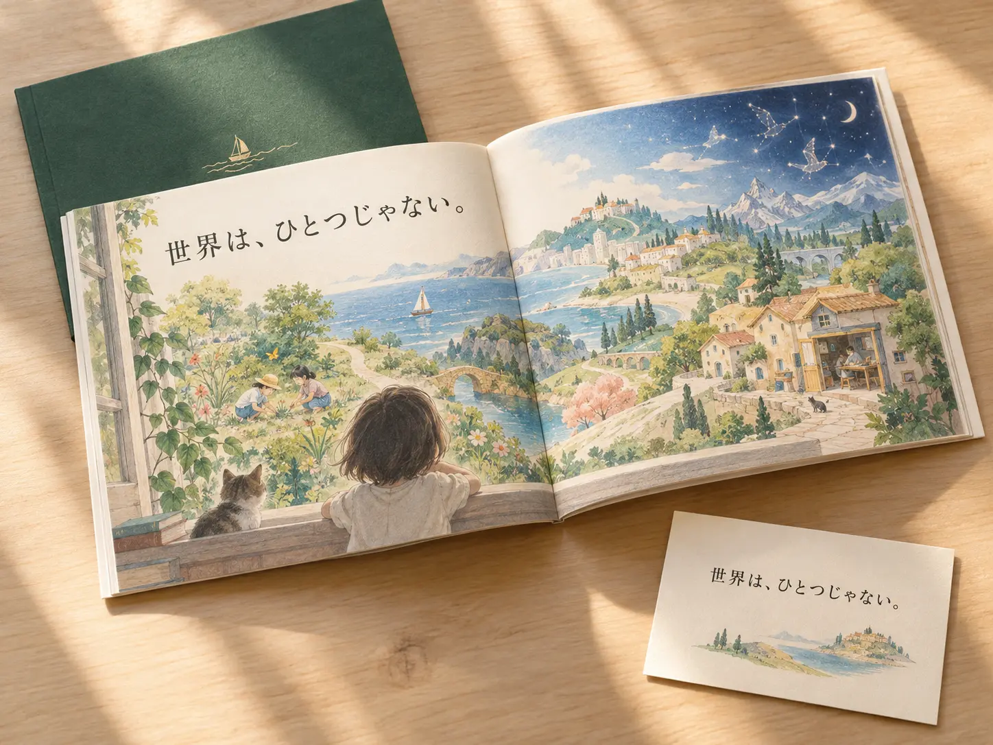 世界は、ひとつじゃない。教育関連のブランドストーリー冊子の制作イメージ